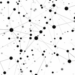 Abstract 3D Network Illustration