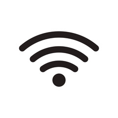 Wifi icon. Wifi vector icon, communication, signal, wireless, router wifi sign symbol. Free Wi-Fi sign isolated icon. Public internet wifi signal element flat symbol.