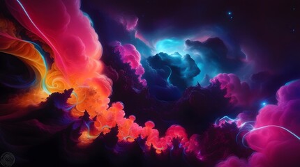 Obraz premium colorful clouds on the sky