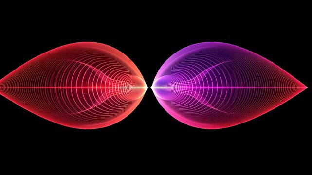 Vibrant 3D Rainbow Sphere Design with Spiraling Patterns and Light Effects