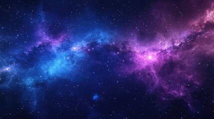 Obraz premium Long exposure photograph of the Milky Way galaxy showcasing vibrant colors and soft focus with visible grain and noise elements