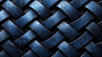 Monochromatic Abstract Geometric Pattern with Tessellating Shapes Symbolizing Continuity and Order
