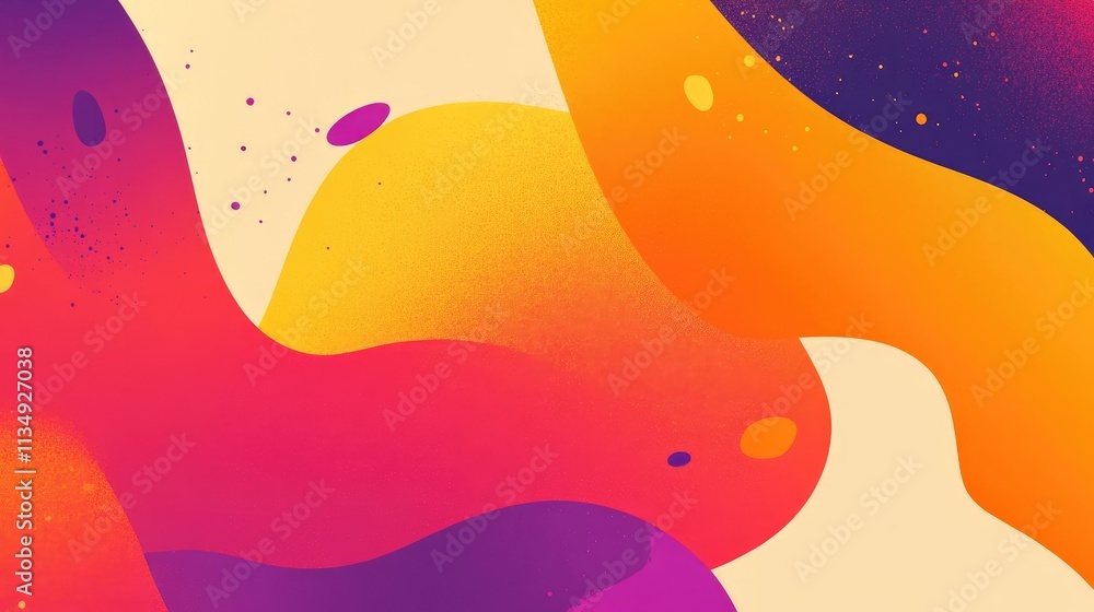 Poster vibrant abstract background for web design enhancing aesthetic appeal and user engagement with color