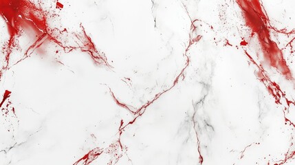 Fototapeta premium Red and white marble texture with abstract patterns suitable for backgrounds or design projects in interior decor and architecture