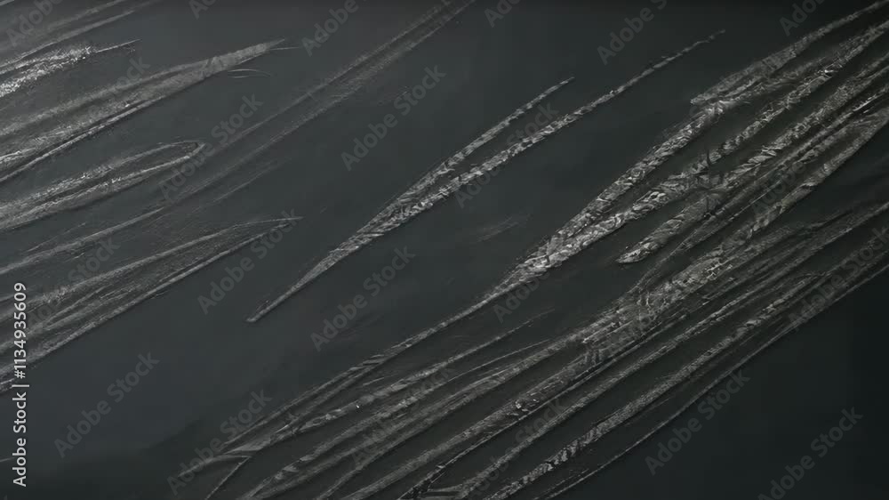 Poster abstract drawing with unique brush strokes on a chalkboard background