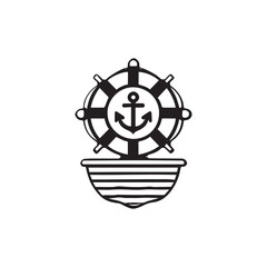 Life Boat vector icon symbol design illustration.