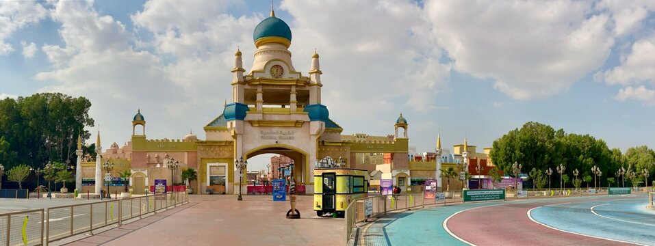 enterance of the Global village in Dubai, 14 Dec 2024 Dubai - United Arab Emirates