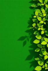green leaves background