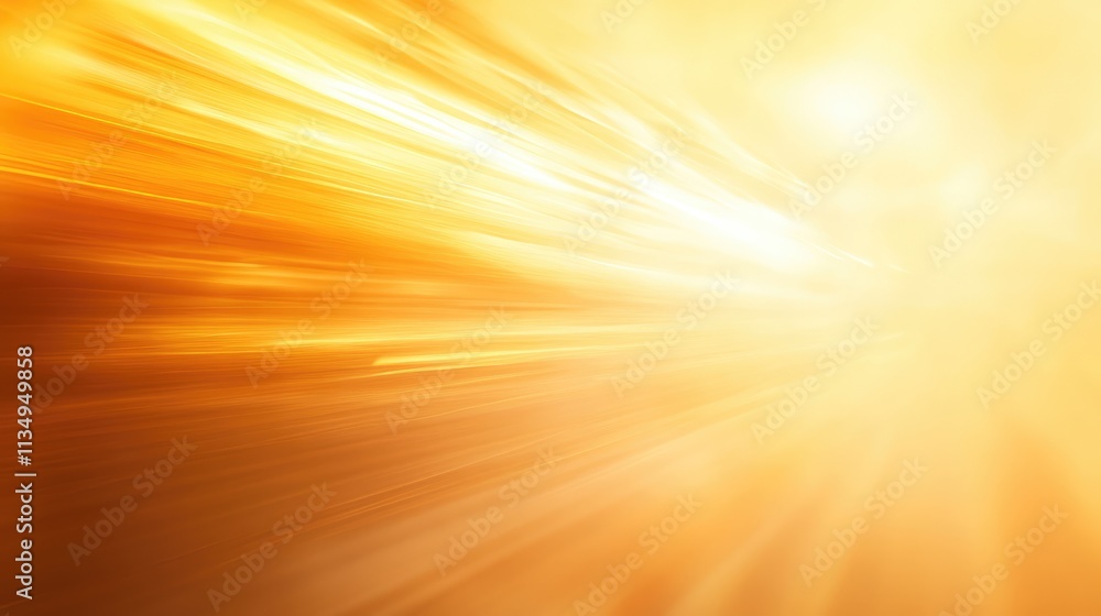 Poster radiant golden light abstract background with dynamic motion blur effect creating a warm and luminou