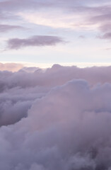 Tranquil Pastel Clouds in the Sky at Dawn
