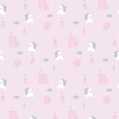 Textile and digital seamless pattern
