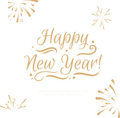 Happy New Year Text Effect Design 