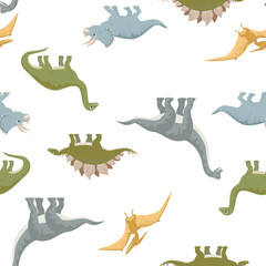 Digital and textile kids design Seamless Pattern