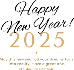 Happy New Year Text Effect Design 