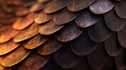 Iridescent Dragon Scales Illustration