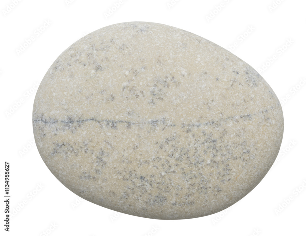 Aufkleber a pebbles rock with a rough surface isolated on transparent white background