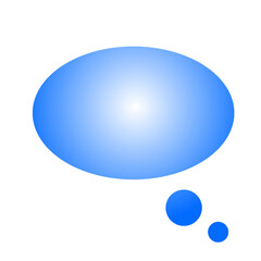 Blue bubbles for chat and messages