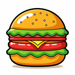 burger and hamburger