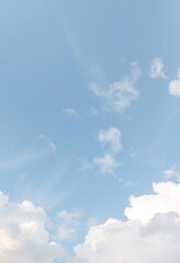 blue sky with clouds