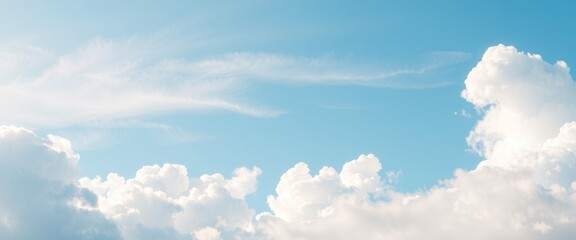 blue sky with clouds