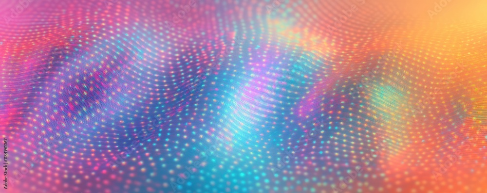Poster holographic texture abstract background with iridescent prism patterns and gradient colors