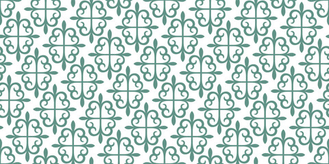 Floral seamless pattern with baroque style ornament. Modern stylish texture. vector background.