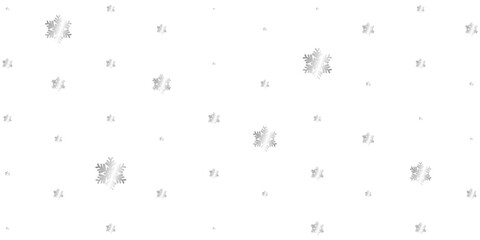 Cute little snowflakes in the background. Festive cover. New Year's gift wrapper. Vector illustration.