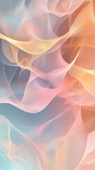 background, comforting soothing, abstract Abstract pastel flowing fabric texture