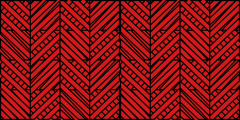 A close-up of the linear texture. The intricate weave pattern creates a sense of depth and texture. Colorful graphic composition.