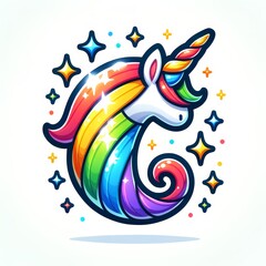 Shimmering Starlit Fantasy Unicorn Horn