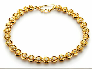 Obraz premium frame made of golden rings