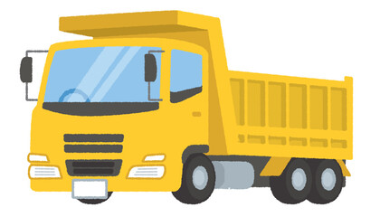 ダンプカーのイラスト © Armadilloz