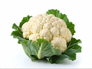 cauliflower isolated on white