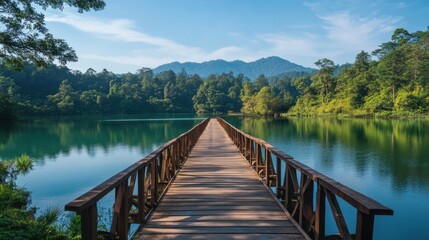 Obraz premium National park dedicated to biodiversity preservation