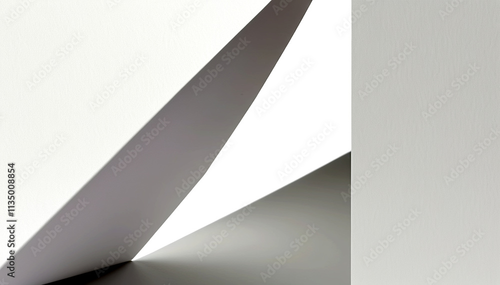 Poster modern architectural interplay of light and shadow in minimalist design