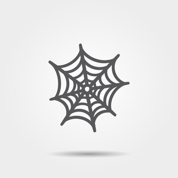 recommend clip art: Spider web icon