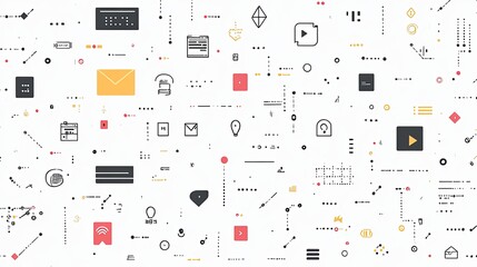 Minimalist abstract graphic design