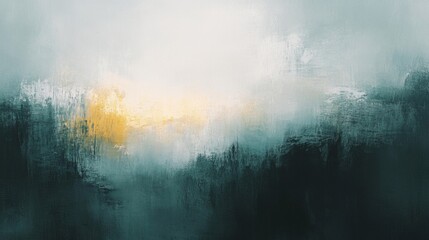 Obraz premium Abstract Landscape Painting with Brushstrokes