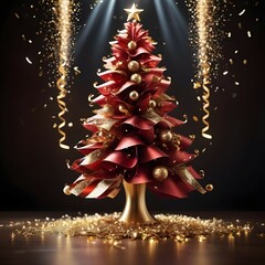 christmas tree with stars