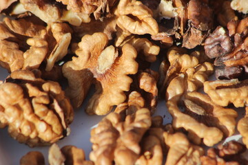 Walnuts Close Up