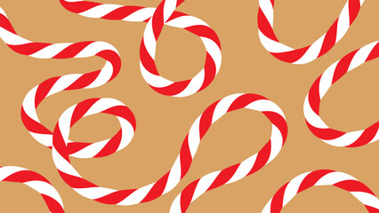 Empty abstract festive Christmas New Year background,hand drawn greeting card kraft paper and ribbons, loop. Textbox tied up with cotton red rope bakers twine. Packing string for present. Vector EPS10
