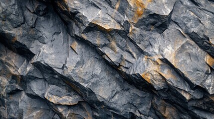 Dark Gray Rock Face Texture