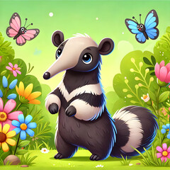 animals in the garden