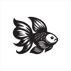 fish on a white background