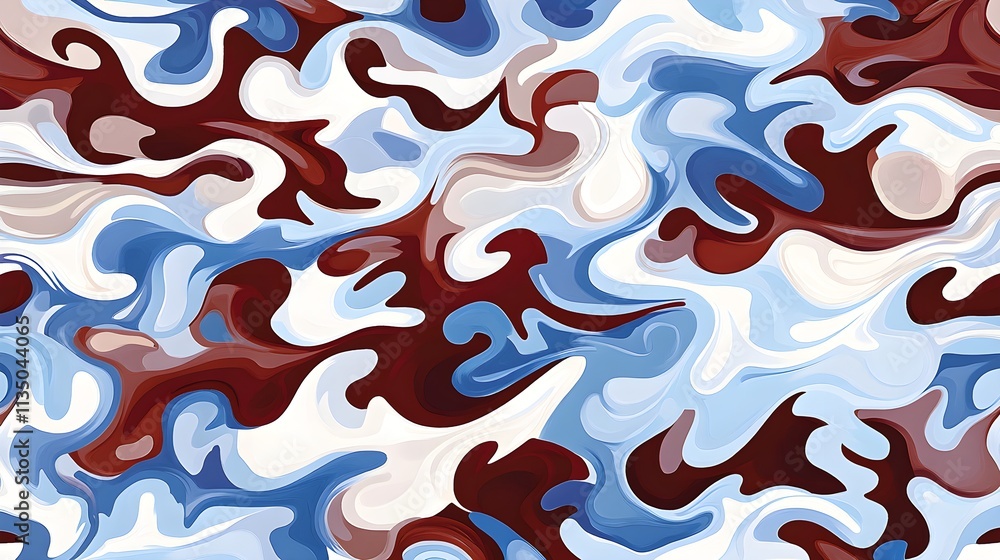 Poster dynamic abstract patterns digital art colorful waves creative studio vibrant concept design