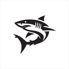 Fototapeta premium illustration of a shark