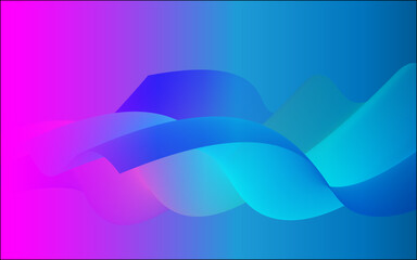 abstract blue background with waves