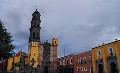 Franciscan temple and convent of the impression of the wounds of San Francisco, Puebla, Mexico