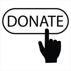 Obraz premium Donation, Charitable Giving, Fundraising, Donor Support, Donation Icon, Philanthropy, Community Support, Charity, Giving Back, Donation Drive.