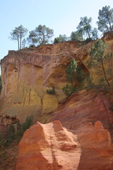 Ochre mining - Roussillon - Vaucluse - Provence-Alpes-Côte d'Azur - France